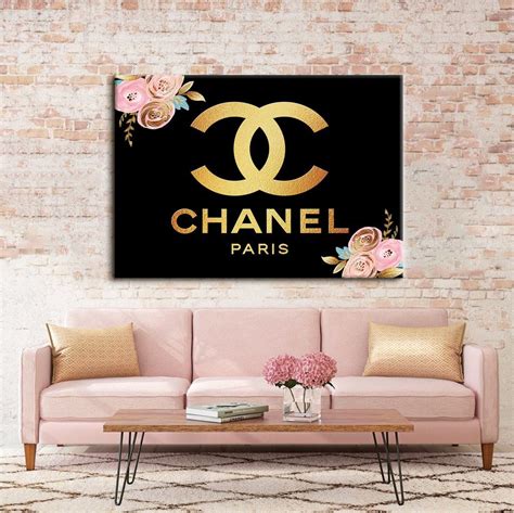 chanel canvas artwork|free printable Chanel wall art.